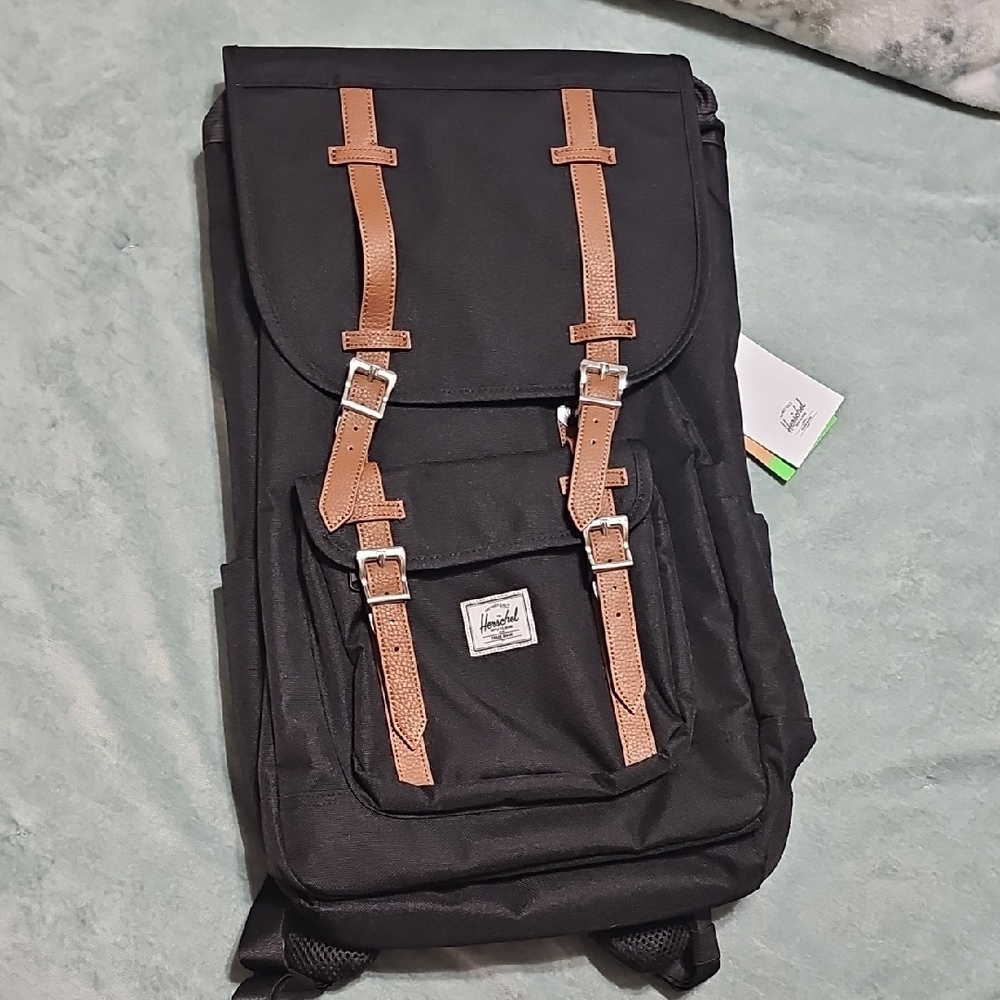 Herschel Supply Company Black and Brown Backpack